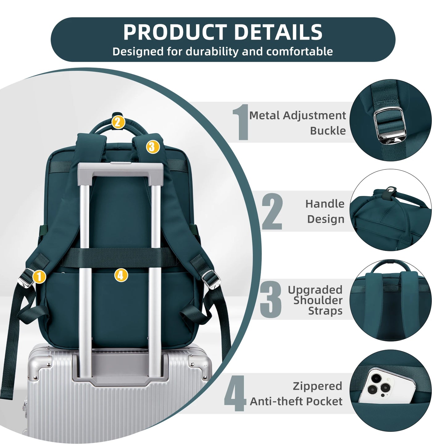Women's Backpack Fashion School Backpack New Student Bookbag Korean for Teenager Girls College Bag Outdoor Waterproof Laptop Bag - Premium Kiosk