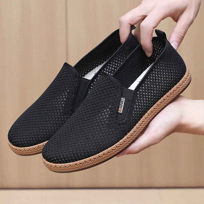 2025 New Men's Fabric Shoes Comfortable and Breathable Dad Shoes Soft Bottom Skid-Proof Fashion Casual Shoes Free Shipping