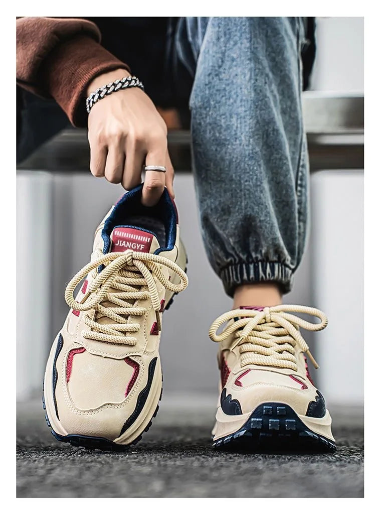 2025 All-Season Lightweight Chunky Dad Sneakers | Comfy Versatile Sport-Style Running Shoes for Men