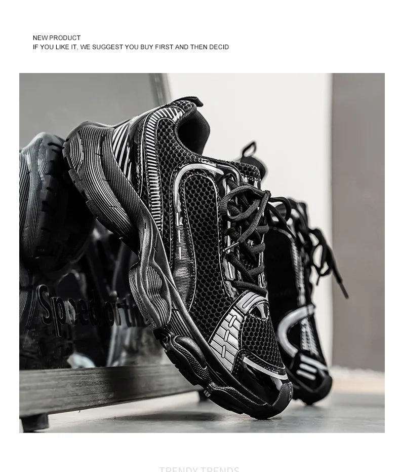 2025 New Autumn and Winter Dad Shoes for Men Couples Shoes, Thick Soles, Increased Genuine Leather, Breathable, Polis