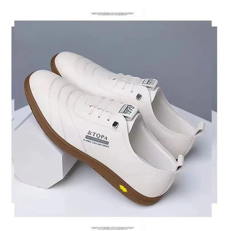 2025 New Men's Loafers Fashion Casual Leather Shoes for Men Comfortable Soft Sole Driving Shoes Classic Versatile Walking Shoes