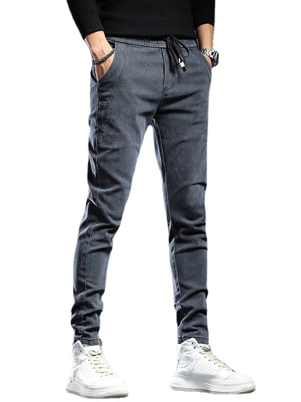 Spring Summer Black Gray Cargo Jeans Men Streetwear Denim Jogger Pants Men Baggy Harem Jean Trousers cargo pants men jeans - Premium Kiosk