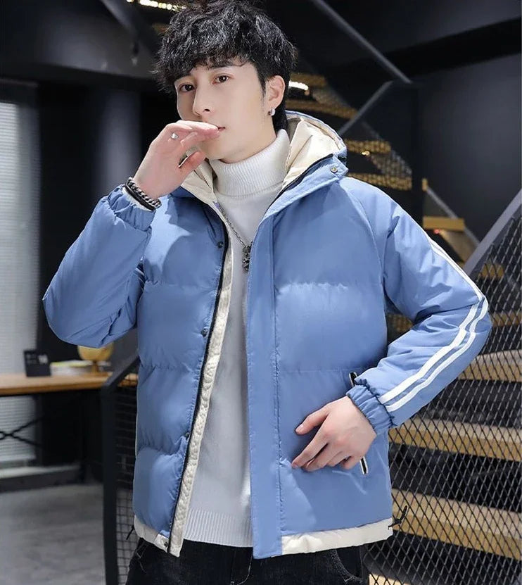 Hoodie Jacket Man Printed Winter Down Coat for Men Cold Casual Fast Delvery Stylish Aesthetic Cheap Sale Joker Deals Work New In