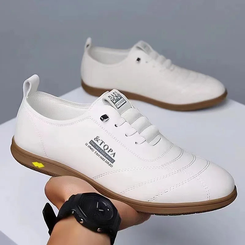 2025 New Men's Loafers Fashion Casual Leather Shoes for Men Comfortable Soft Sole Driving Shoes Classic Versatile Walking Shoes