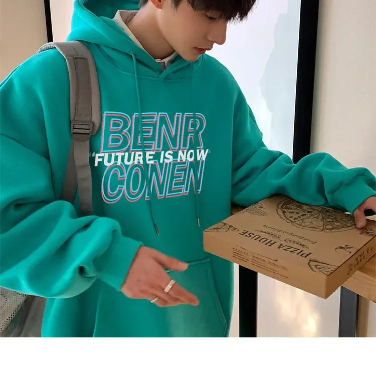 Hoodies Men Chic Daily Boy Men's Autumn New High Street Fashion Brand Jacket Ins Spring Autumn Sports Clothes ropa hombre y2k