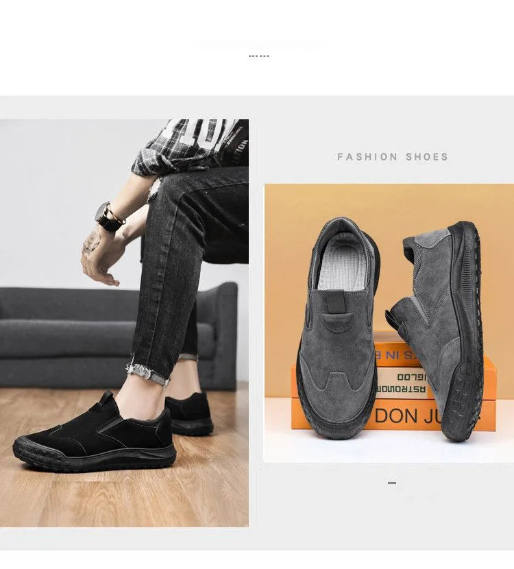 2025 Men's Loafer Shoes, Breathable Comfy Non-slip Slip On Shoes, Men's Walking Shoes, Spring And SummeFashionable Men's Shoes