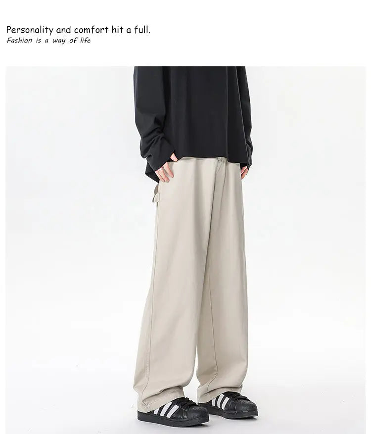 M-XXXXXXXXL Mens Cargo Combat Trousers Chino Cotton Jeans Casual Streetwear Work Wear Pants Plain Color Autumn Bottoms 8XL 7XL - Premium Kiosk