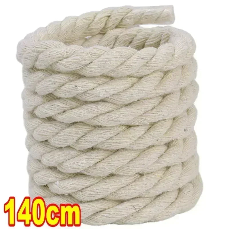 2PCS 120-160CM Thick Cotton Line Weaving Twisted Rope Bold Shoelaces Women Men Sneakers Low-top Canvas Shoe Laces Strings