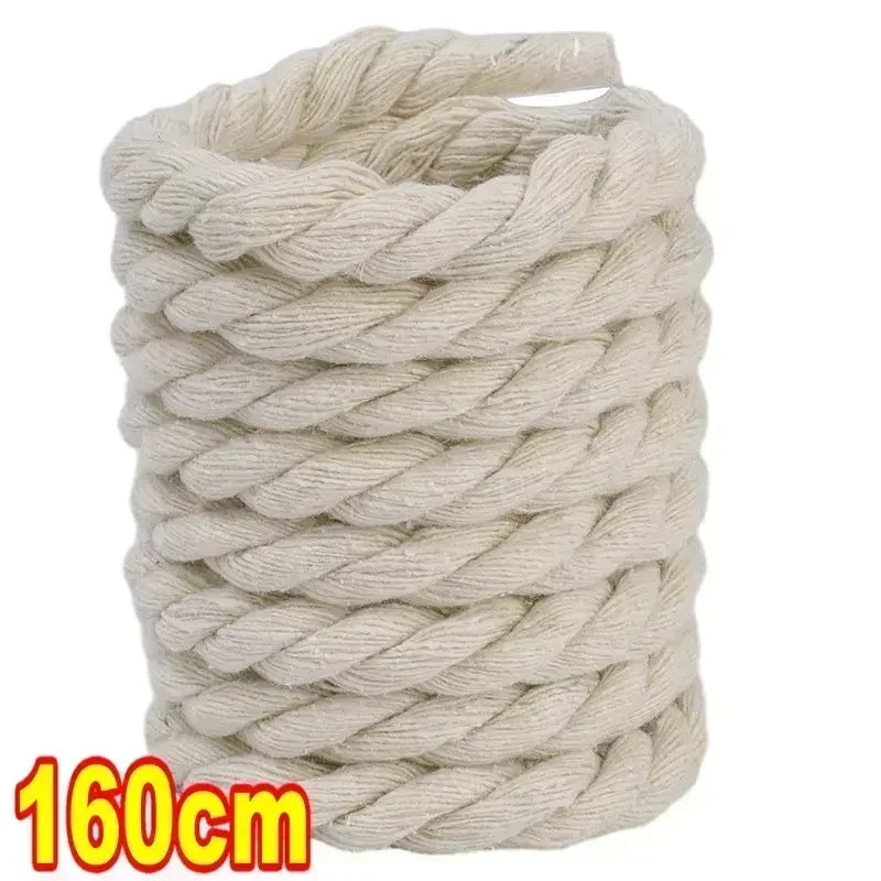 2PCS 120-160CM Thick Cotton Line Weaving Twisted Rope Bold Shoelaces Women Men Sneakers Low-top Canvas Shoe Laces Strings