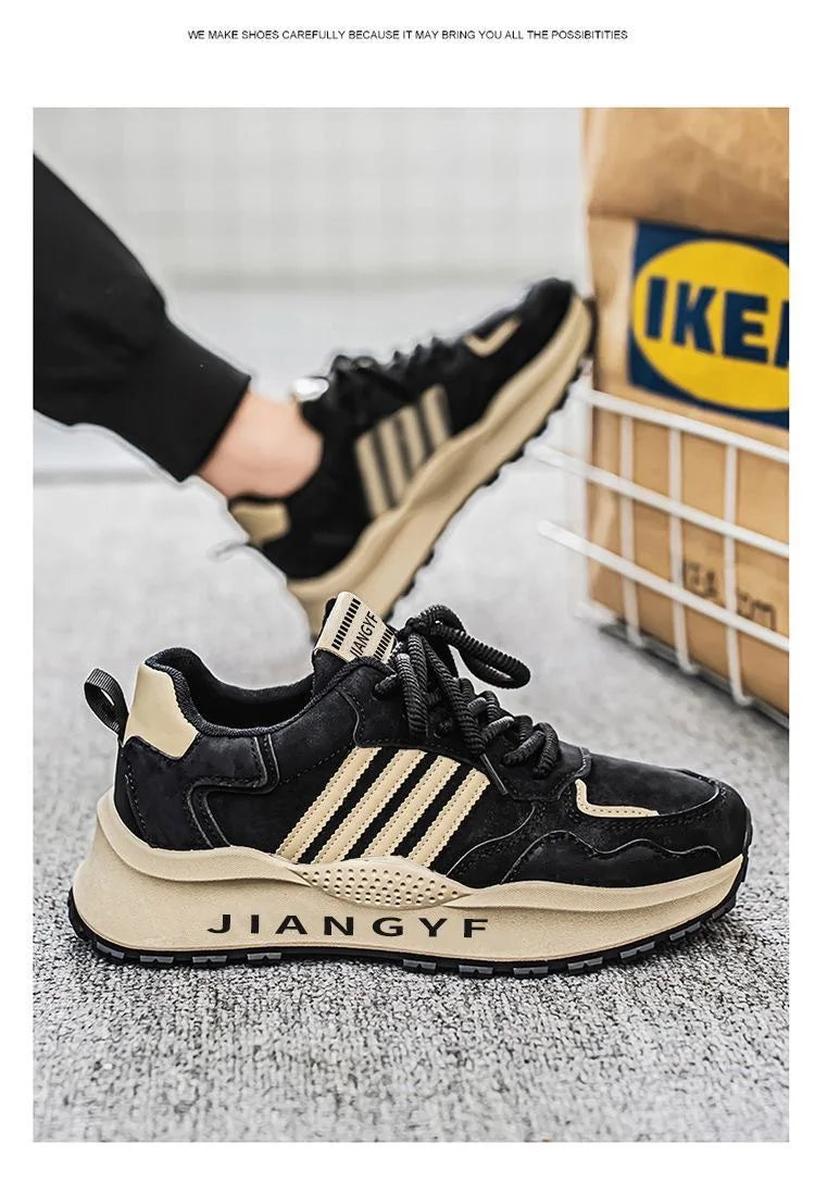 2025 All-Season Lightweight Chunky Dad Sneakers | Comfy Versatile Sport-Style Running Shoes for Men