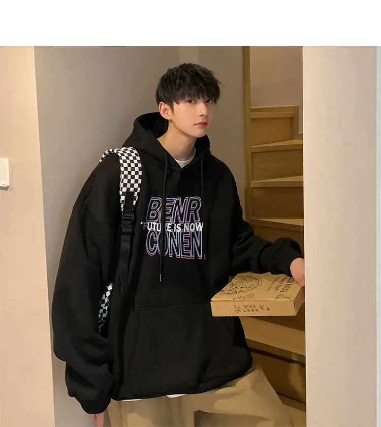 Hoodies Men Chic Daily Boy Men's Autumn New High Street Fashion Brand Jacket Ins Spring Autumn Sports Clothes ropa hombre y2k