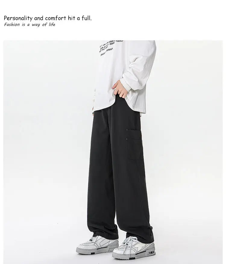 M-XXXXXXXXL Mens Cargo Combat Trousers Chino Cotton Jeans Casual Streetwear Work Wear Pants Plain Color Autumn Bottoms 8XL 7XL - Premium Kiosk