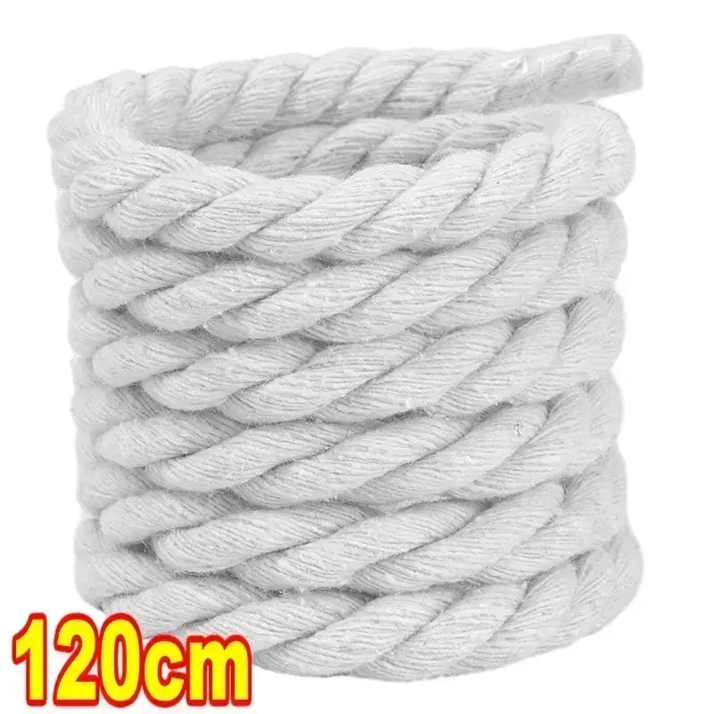 2PCS 120-160CM Thick Cotton Line Weaving Twisted Rope Bold Shoelaces Women Men Sneakers Low-top Canvas Shoe Laces Strings