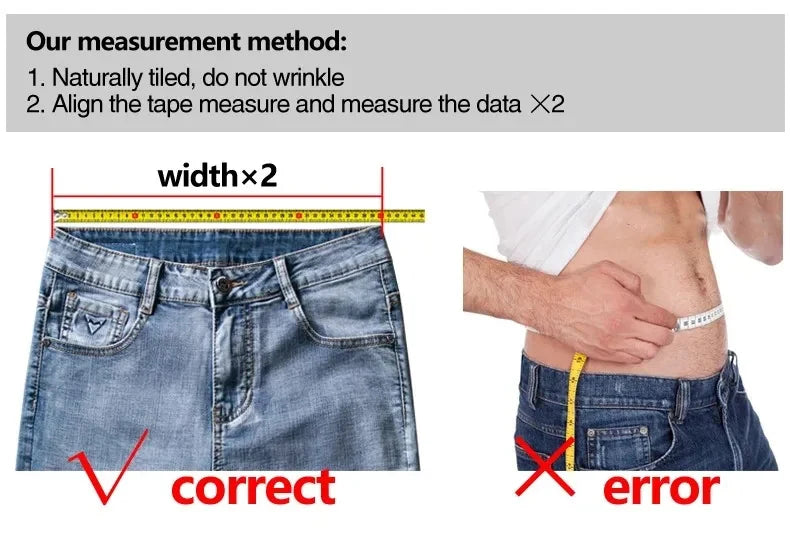 Men's Straight Cargo Jeans New Elastic Waist Multi-pockets Baggy Denim Pants Y2K Fashion Harajuku Streetwear Trousers Male - Premium Kiosk
