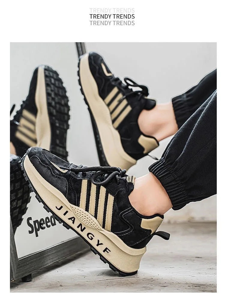 2025 All-Season Lightweight Chunky Dad Sneakers | Comfy Versatile Sport-Style Running Shoes for Men