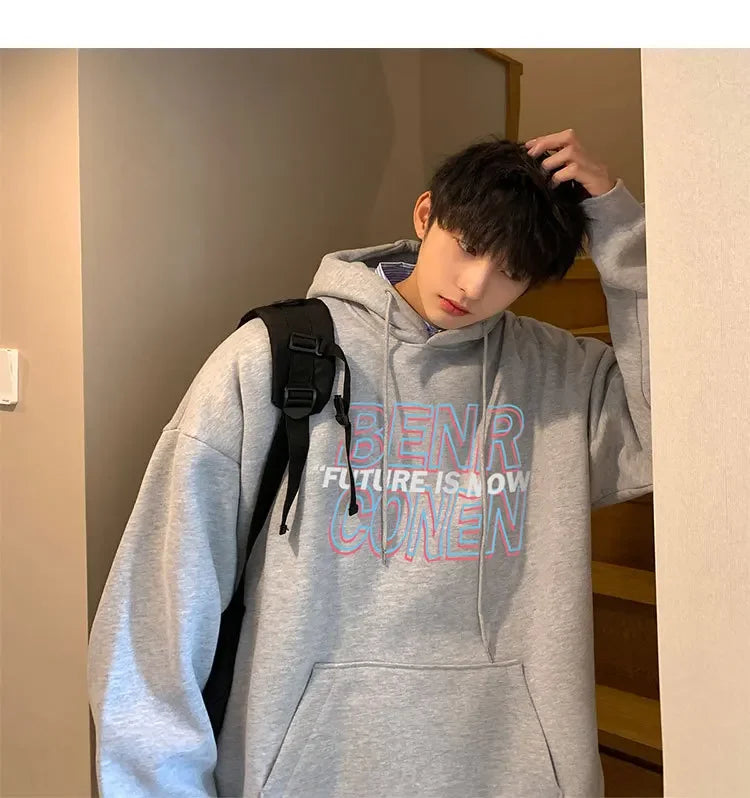 Hoodies Men Chic Daily Boy Men's Autumn New High Street Fashion Brand Jacket Ins Spring Autumn Sports Clothes ropa hombre y2k