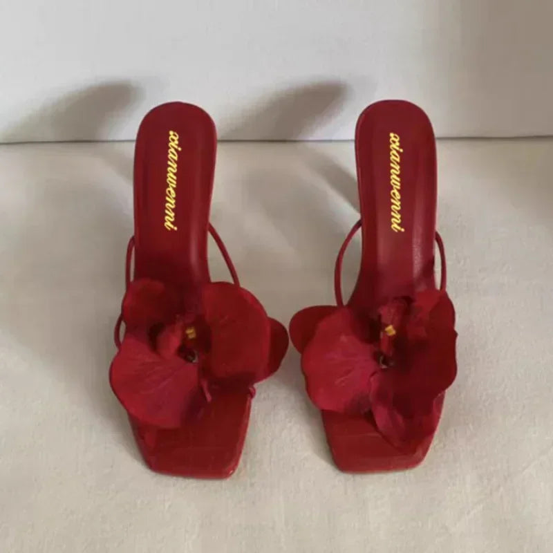 Women's Slippers Casual Fashionable High Quality Shoes for Women Shallow Women Sandals Elegant Flowers Design Women's Slippers