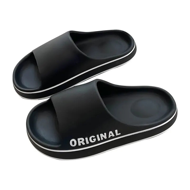 Women's Classic Slippers Slip-Resistant Soft Indoor Outdoor Comfortable Summer Footwear Men's Shoes - Premium Kiosk