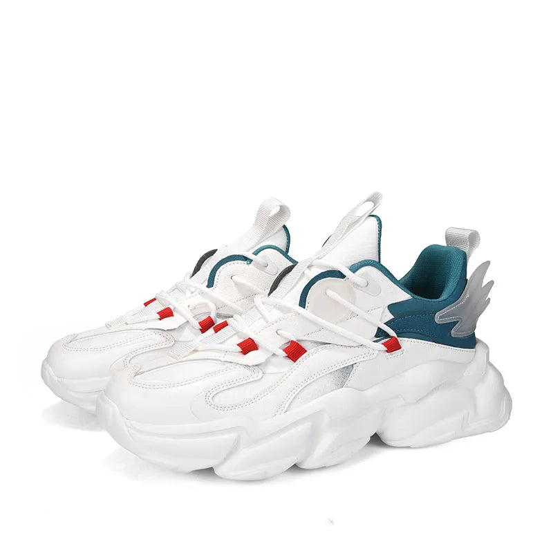 2025 new fashion platform daddy shoes men's ins port fashion shoes male personality popular leisure running shoes