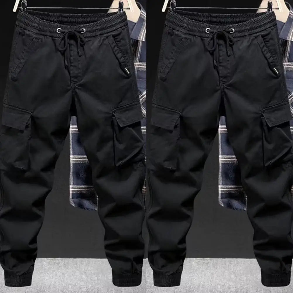 Cargo Pants Men Jogging Casual Pants Cotton Full Length Military Mens Streetwear Mens Work Tracksuit Trousers Plus Size