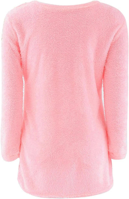 2024 Women Warm Sweaters Solid Color O Neck Loose Knitted Pullover Long Sweater Casual Blouse Lady Hipster Comfortable Clothing