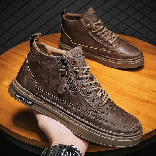 Y Zapatos De Hombre Classic Low Price Brown Men's Height Increasing Casual Trendy Shoes for Men