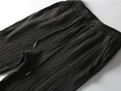 (Shirt + trousers)2025 summer men fashion classic shirt men's business casual fashion shirts men A set of clothes size M-4XL