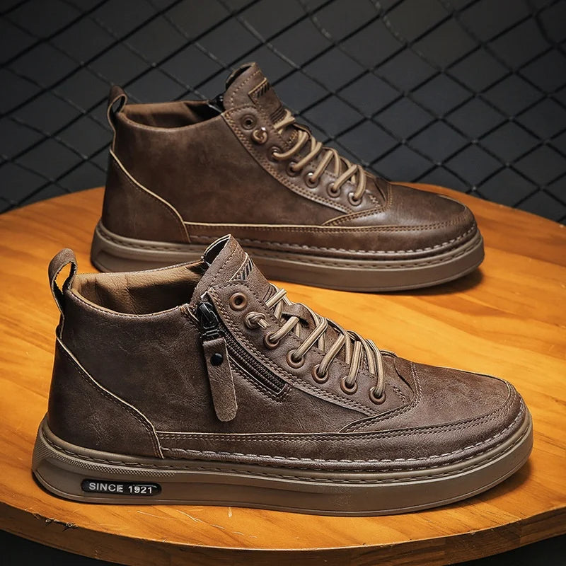 Y Zapatos De Hombre Classic Low Price Brown Men's Height Increasing Casual Trendy Shoes for Men