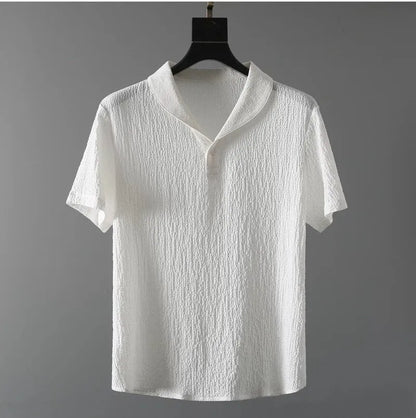 (Shirt + trousers)2025 summer men fashion classic shirt men's business casual fashion shirts men A set of clothes size M-4XL