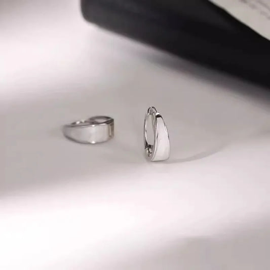 925 Sterling Silver Earrings For Women Trendy Simple Geometry Earring Jewelry Prevent Allergy Party Accessories