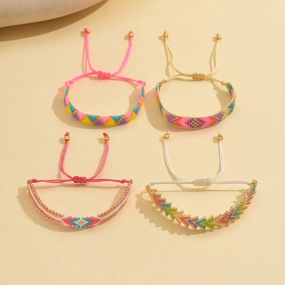 4Pcs/Set Miyuki Beads Bracelet Couple Bracelets Set Gift Lovers' Jewelry Handmade Loom Woven Jewellery Wide Pulseras