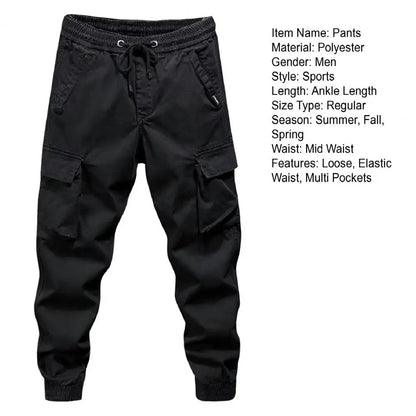 Cargo Pants Men Jogging Casual Pants Cotton Full Length Military Mens Streetwear Mens Work Tracksuit Trousers Plus Size