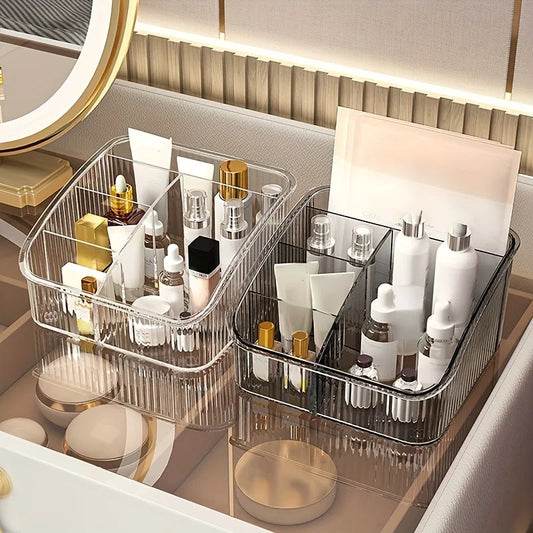1pcs Cosmetics Storage Box Desktop Skin Care Products Finishing Box Dressing Table Makeup Brush Lipstick Stand Cosmetics