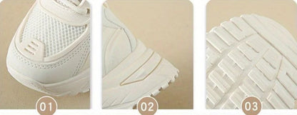 Women's Dad Shoes 2024 New High on Platform Ladies Footwear Original Arrival Comfortable and Elegant Sale Offers Aesthetic Cheap