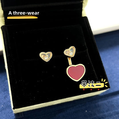 2025 New Fashionable Minimalist, Small and Popular, Exquisite Love Earrings for Women, Suitable for Jewelry Gifts, Free Shipping