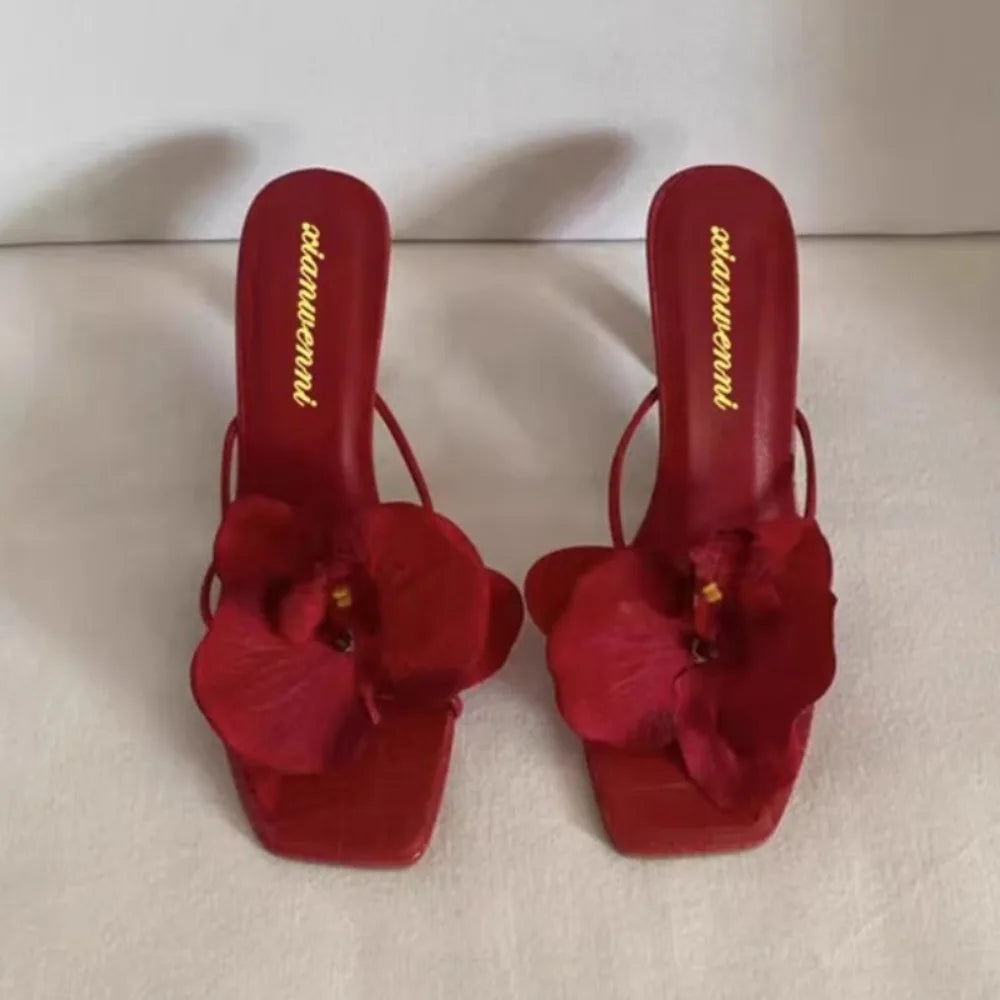 Women's Slippers Casual Fashionable  High Quality Shoes for Women Shallow Women Sandals Elegant Flowers Design Women's Slippers