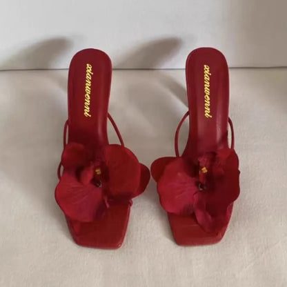 Women's Slippers Casual Fashionable  High Quality Shoes for Women Shallow Women Sandals Elegant Flowers Design Women's Slippers