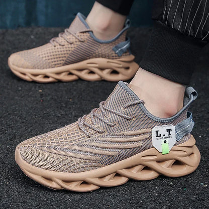 2024 The New Black Running  Shoes Casual Sneakers White Outdoor Breathable Mesh Shoes Men Light Shock-absorption Sneakers