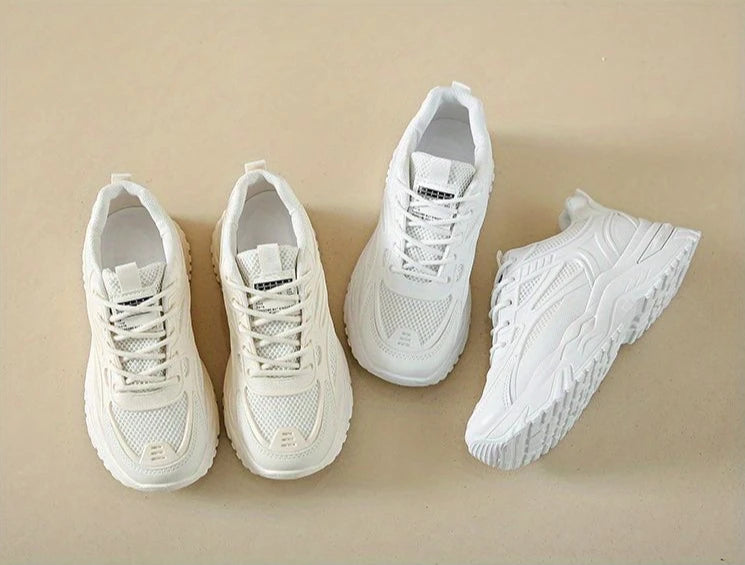 Women's Dad Shoes 2024 New High on Platform Ladies Footwear Original Arrival Comfortable and Elegant Sale Offers Aesthetic Cheap
