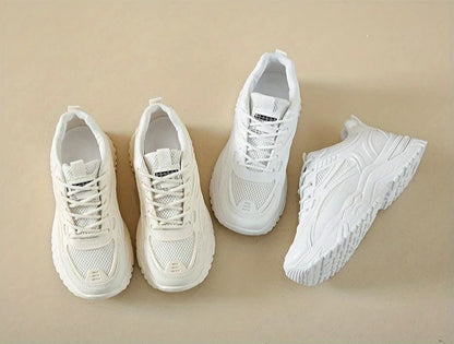 Women's Dad Shoes 2024 New High on Platform Ladies Footwear Original Arrival Comfortable and Elegant Sale Offers Aesthetic Cheap