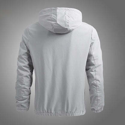 Hooded Jacket Men Autumn Thin Breathable Outdoor Sportwear Windbreaker Hiking Sport Outwear Windproof Hoodies Men's Clothing Top