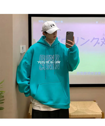 Hoodies Men Chic Daily Boy Men's Autumn New High Street Fashion Brand Jacket Ins Spring Autumn Sports Clothes ropa hombre y2k