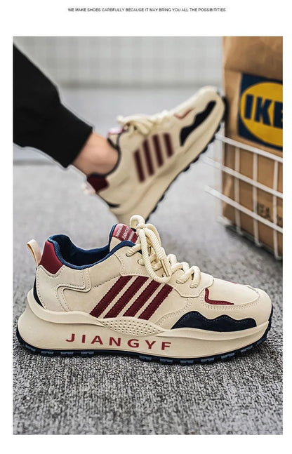 2025 All-Season Lightweight Chunky Dad Sneakers | Comfy Versatile Sport-Style Running Shoes for Men