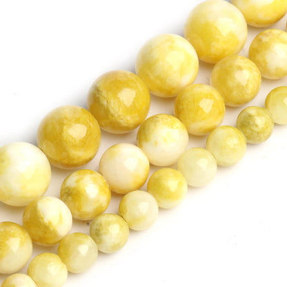 4-12mm Persian Jades Beads Smooth Spacer Jasper Stone Beads Loose Round for Jewelry Charms Bracelets Making DIY Accessory