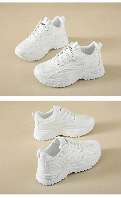 Women's Dad Shoes 2024 New High on Platform Ladies Footwear Original Arrival Comfortable and Elegant Sale Offers Aesthetic Cheap