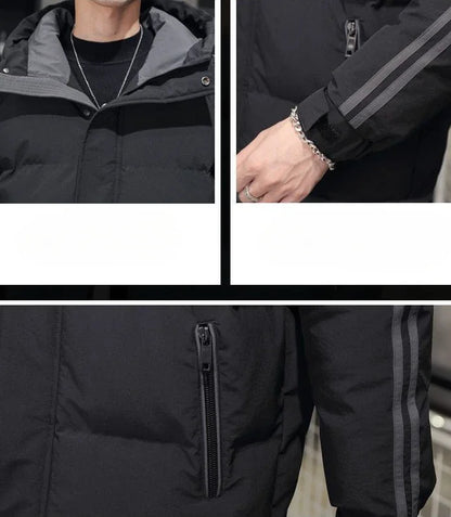 Hoodie Jacket Man Printed Winter Down Coat for Men Cold Casual Fast Delvery Stylish Aesthetic Cheap Sale Joker Deals Work New In
