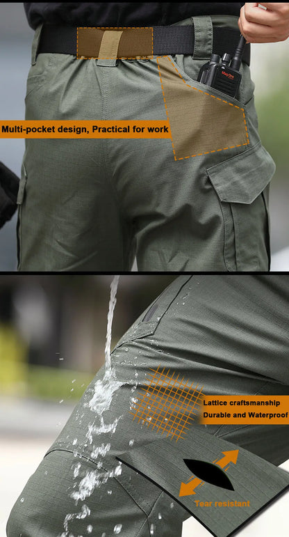 City Tactical Cargo Pants Classic Outdoor Hiking Trekking Army Tactical Joggers Pant Camouflage Military Multi Pocket Trousers - Premium Kiosk
