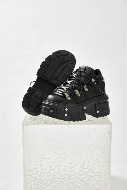 2025 New Diablo Daddy Shoes Platform Women's Heavy Metal Personality Gothic Punk Boots Men