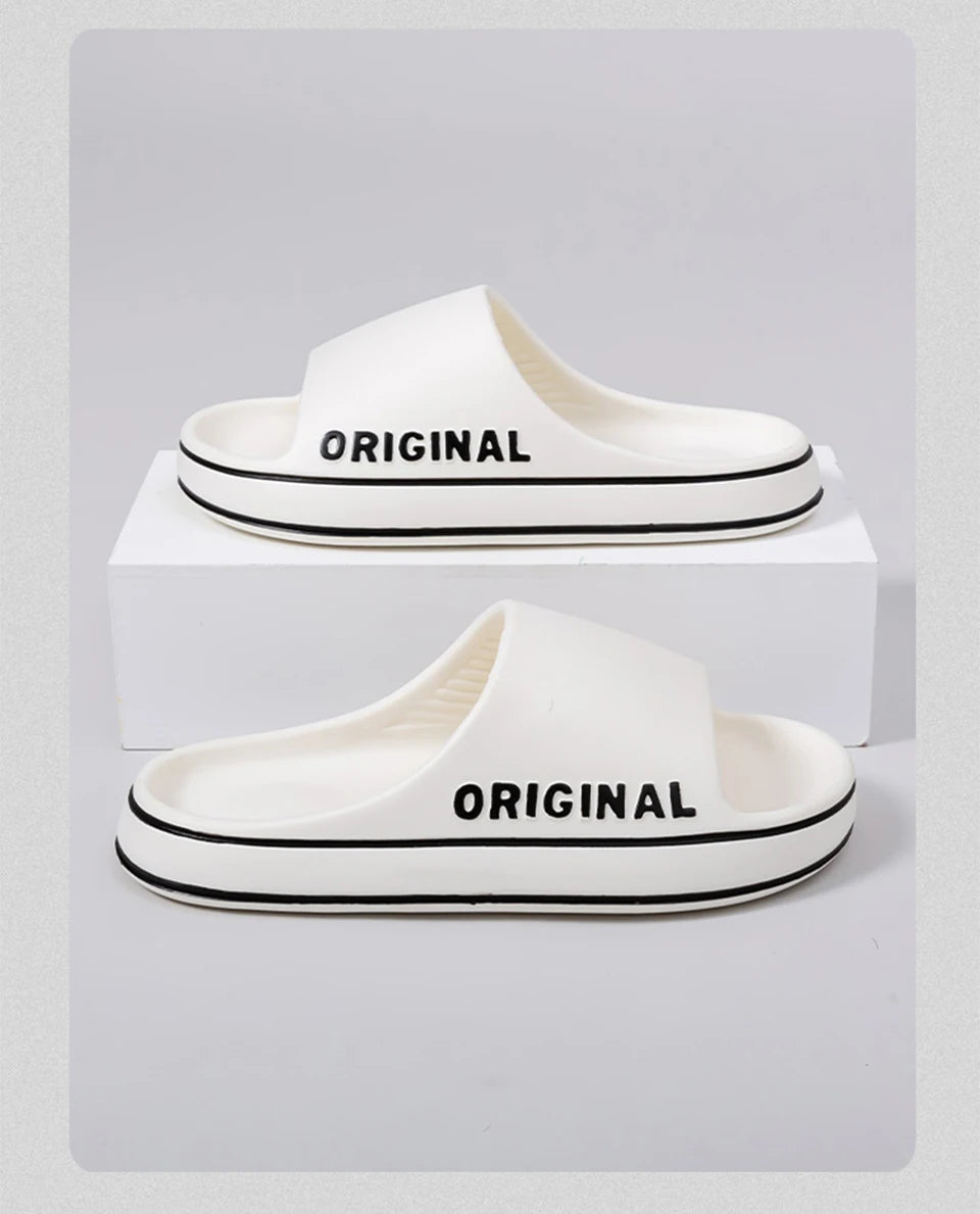Women's Classic Slippers Slip-Resistant Soft Indoor Outdoor  Comfortable Summer Footwear Men's Shoes - Premium Kiosk