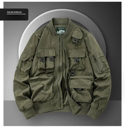 Men's Casual Multi-Functional Jackets Men's Cool Coats Outdoors Classics Cross-Country Sports Windproof Waterproof Autumn Winter